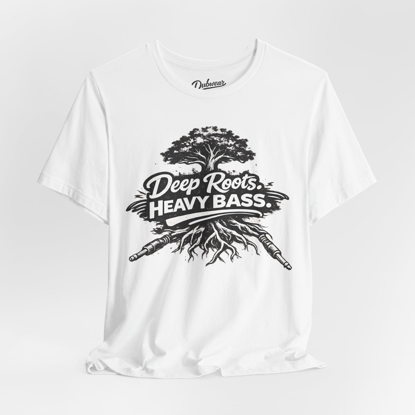 Deep Roots. Heavy Bass. — Short Sleeve Shirt