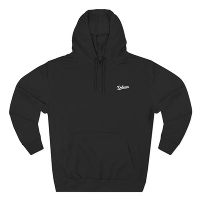 Dubwear Script Logo Hoodie — Retro Streetwear Fleece Pullover