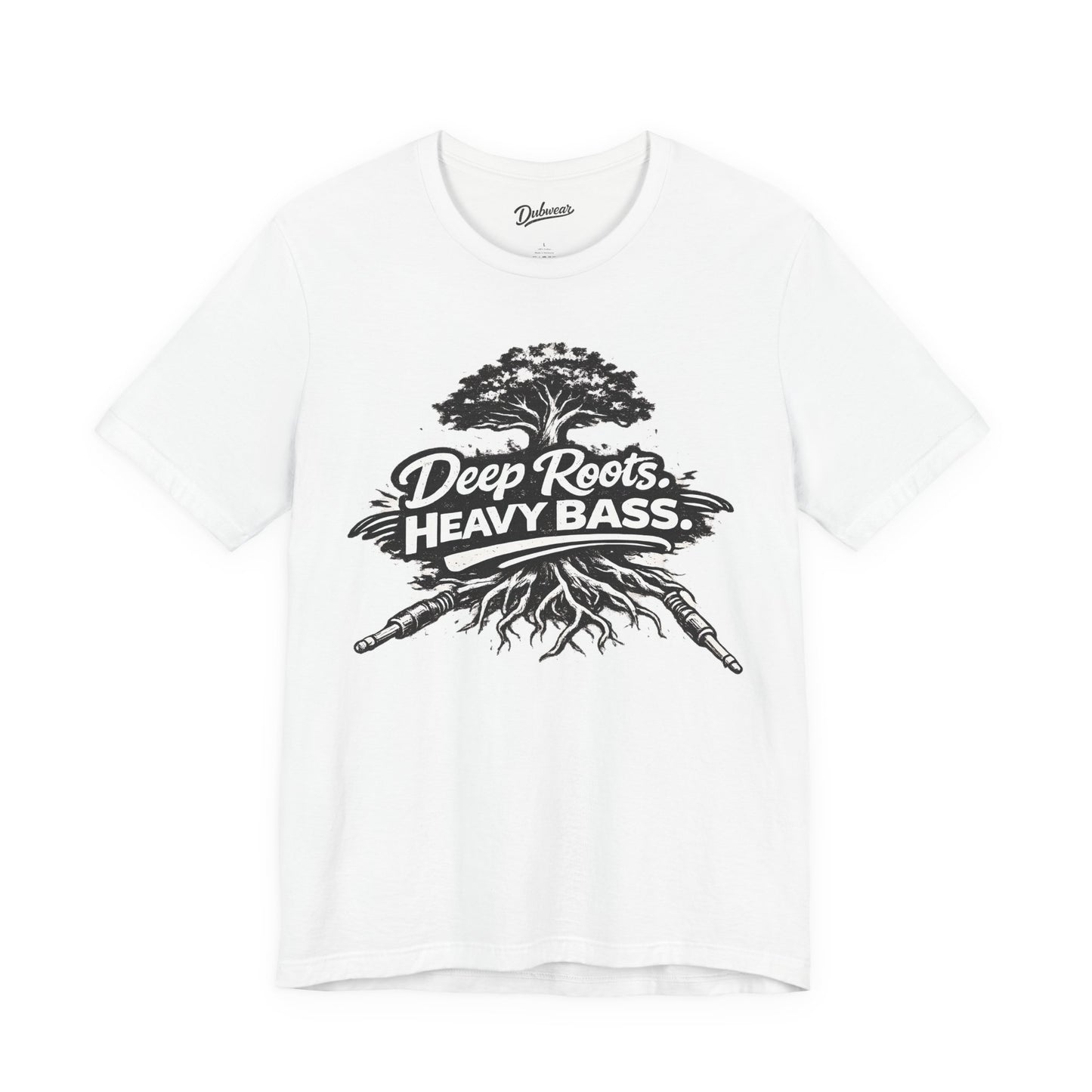 Deep Roots. Heavy Bass. — Short Sleeve Shirt