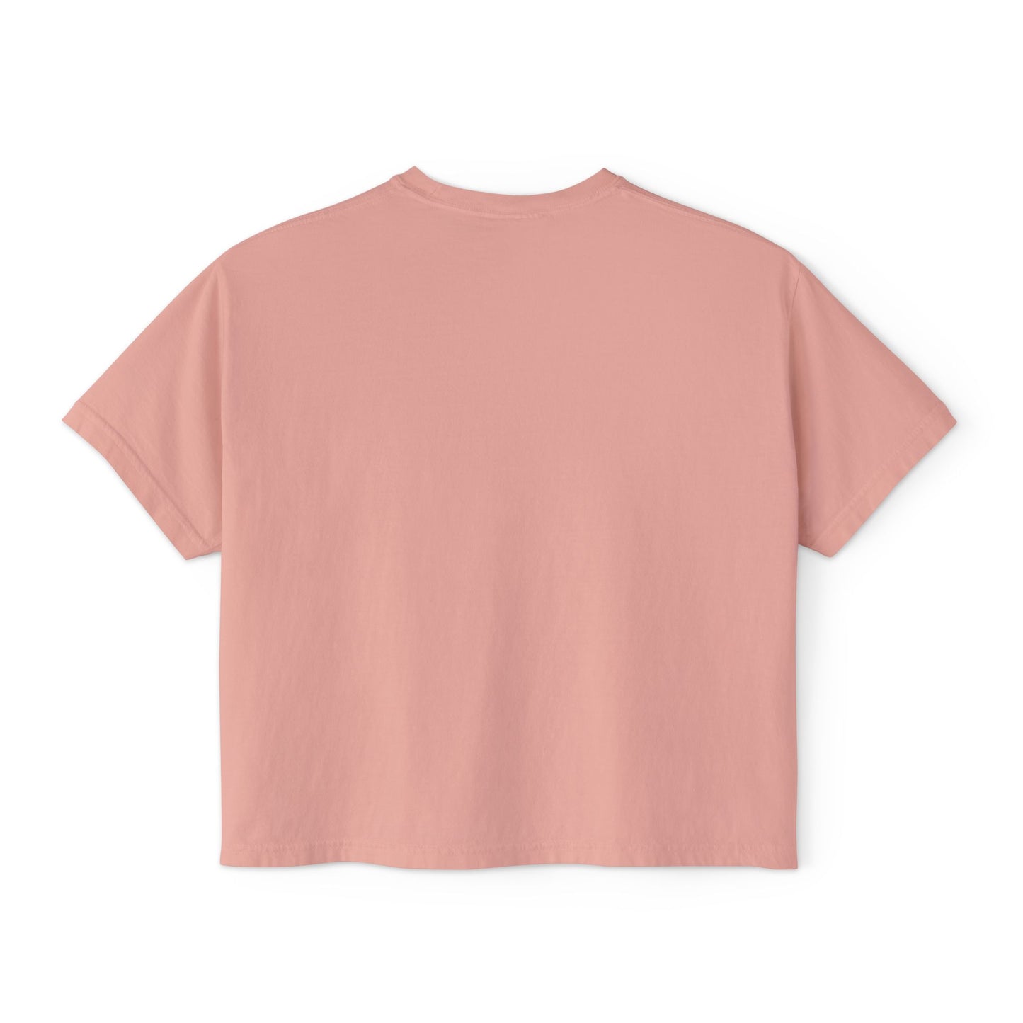 Delaware Script Boxy Tee — Women's Casual Crop T-Shirt