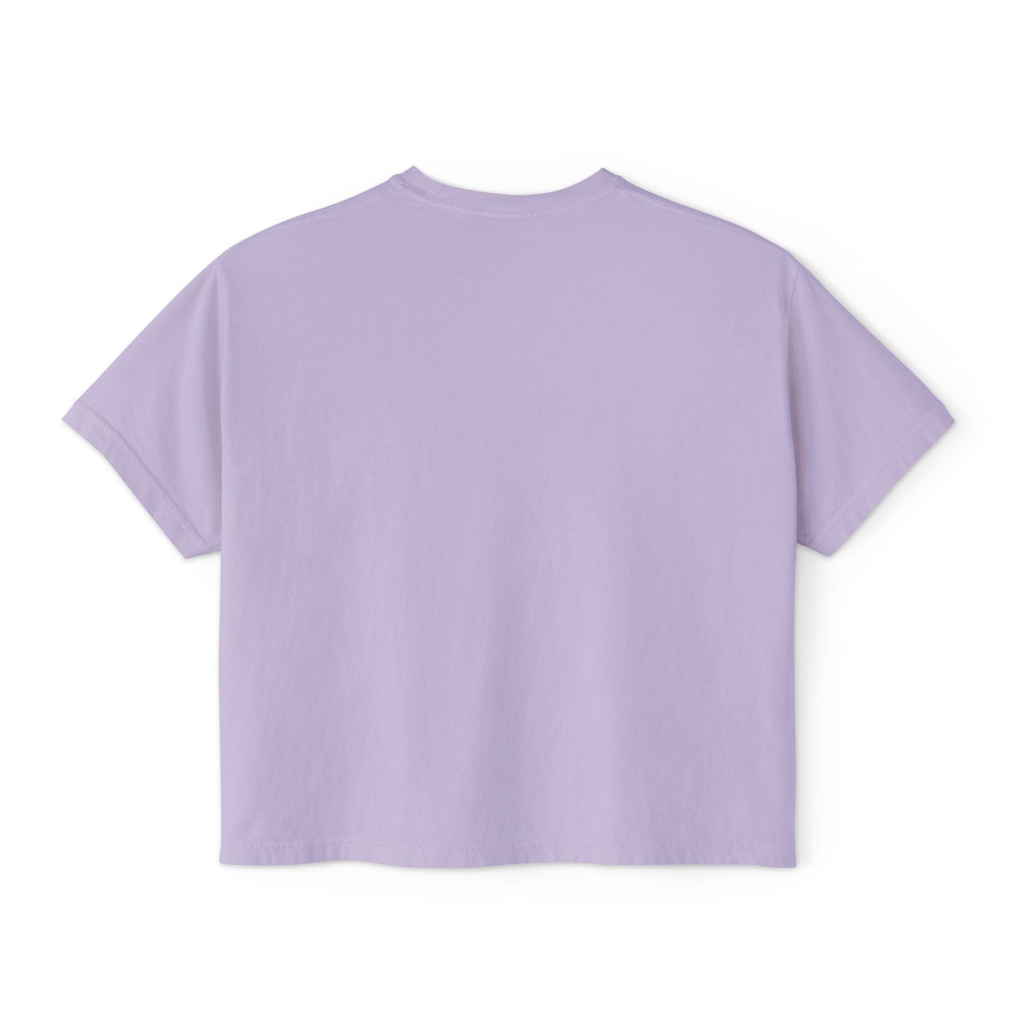 Delaware Script Boxy Tee — Women's Casual Crop T-Shirt