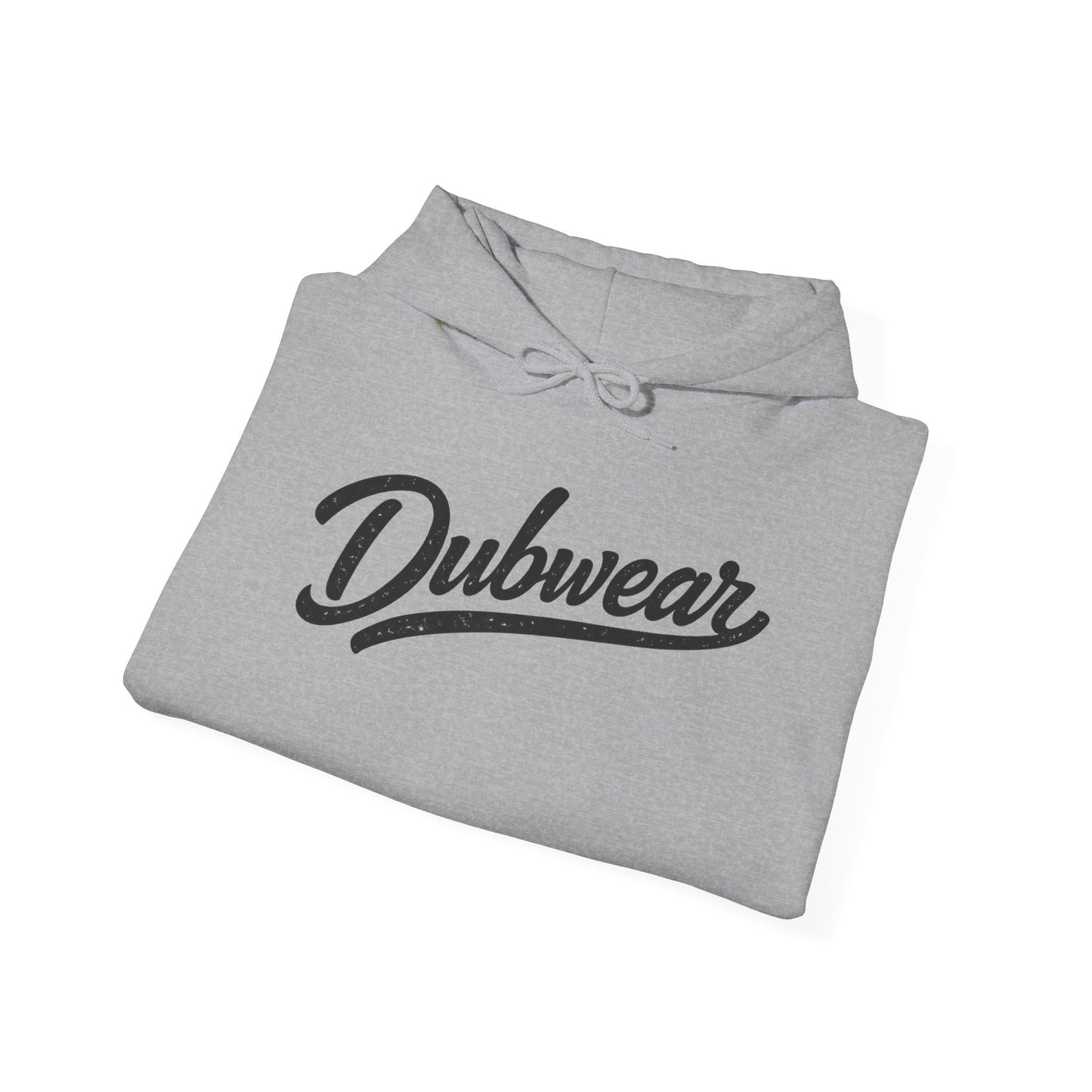 Dubwear Script Hoodie – Retro Athletic Logo Pullover