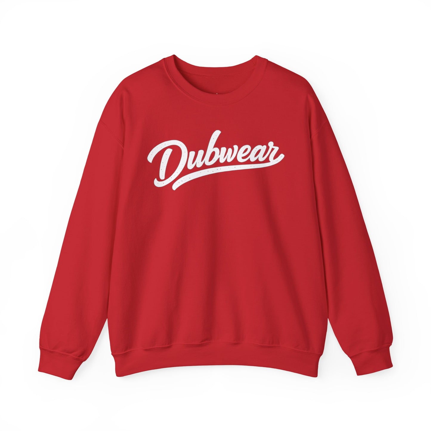 Dubwear Script Crewneck Sweatshirt — Vintage Retro Logo Pullover
