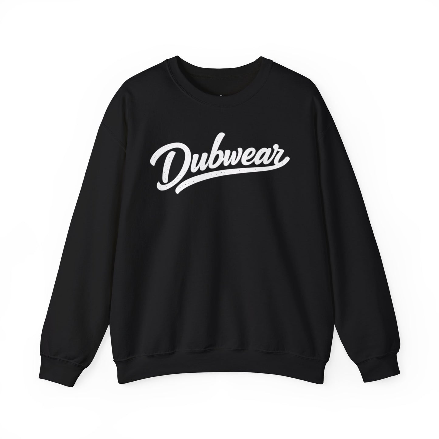 Dubwear Script Crewneck Sweatshirt — Vintage Retro Logo Pullover