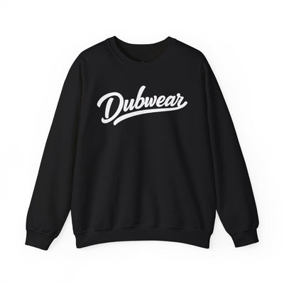 Dubwear Script Crewneck Sweatshirt — Vintage Retro Logo Pullover