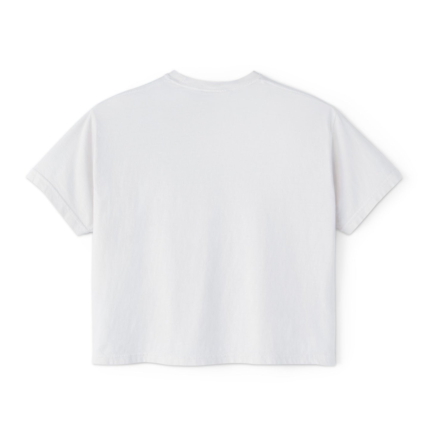 Delaware Script Boxy Tee — Women's Casual Crop T-Shirt