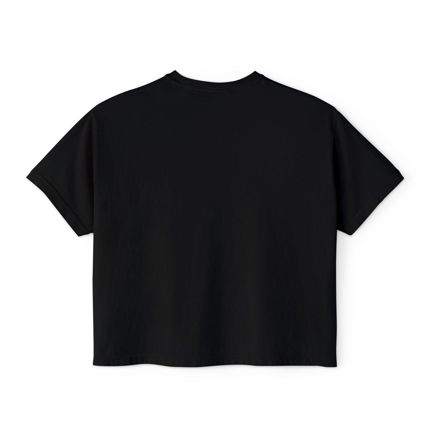Delaware Script Boxy Tee — Women's Casual Crop T-Shirt