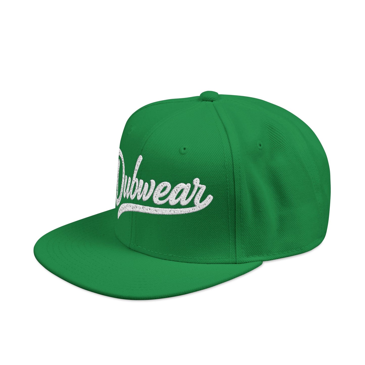 Snapback Hat — Retro Script Embroidered "Outwear" Cap