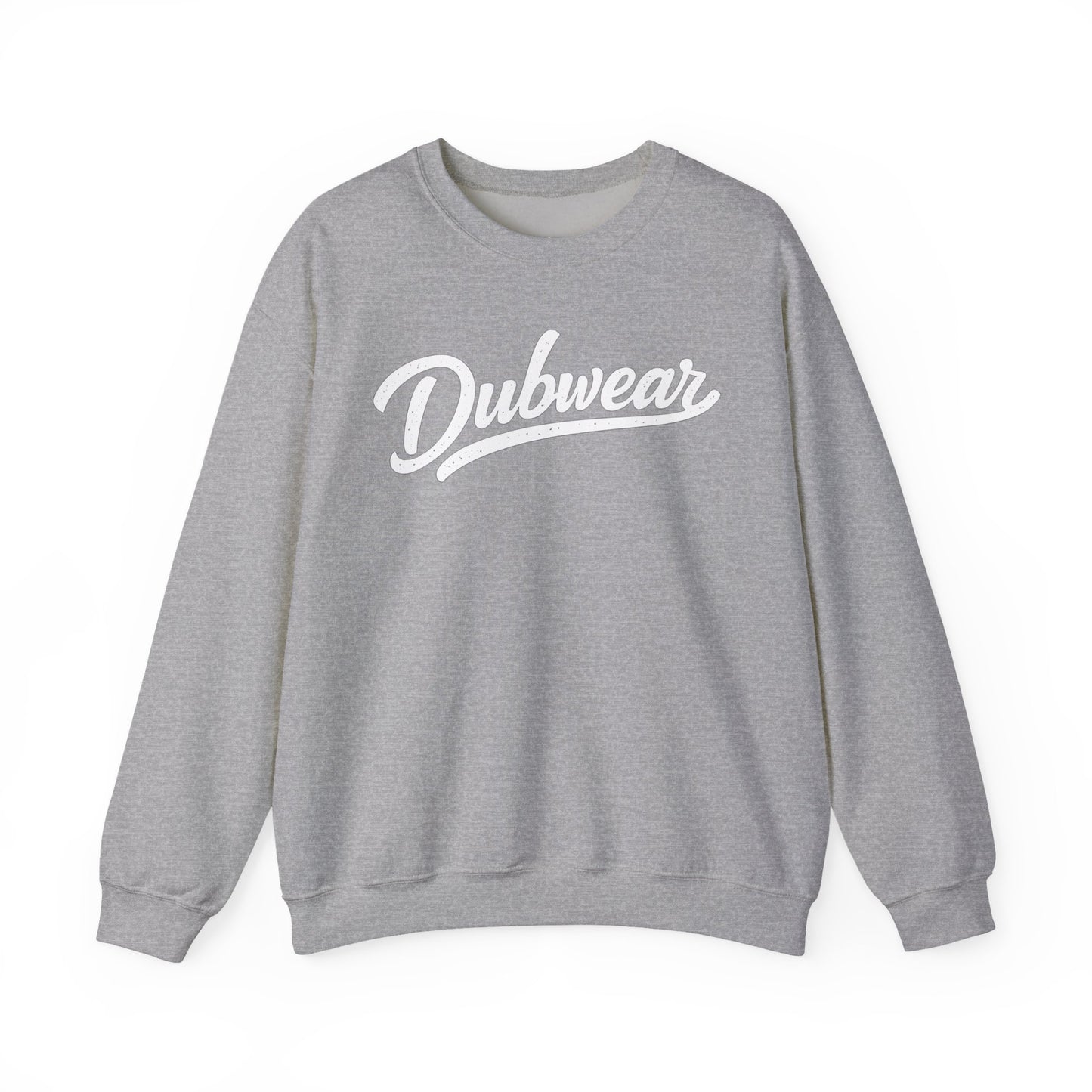 Dubwear Script Crewneck Sweatshirt — Vintage Retro Logo Pullover