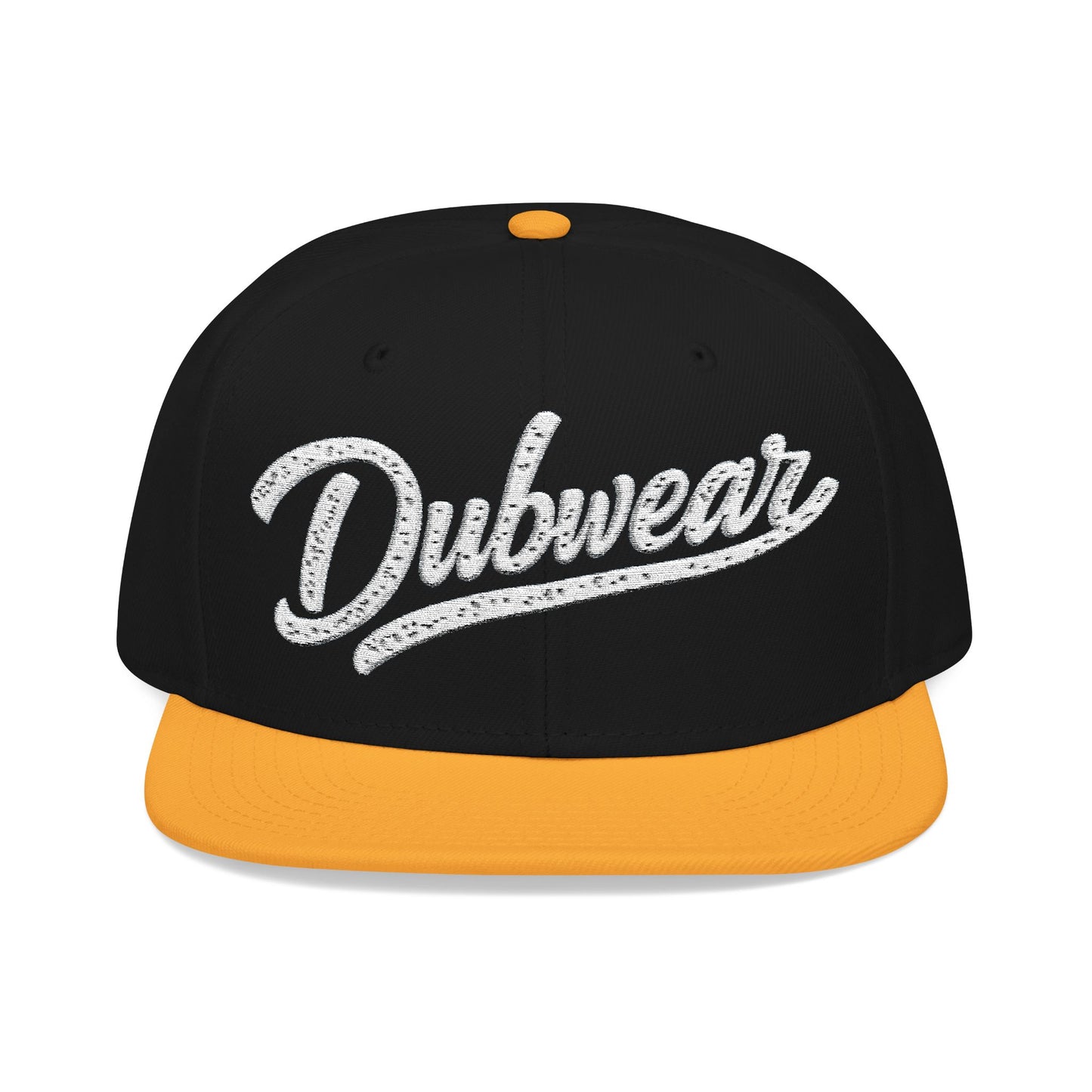 Snapback Hat — Retro Script Embroidered "Outwear" Cap