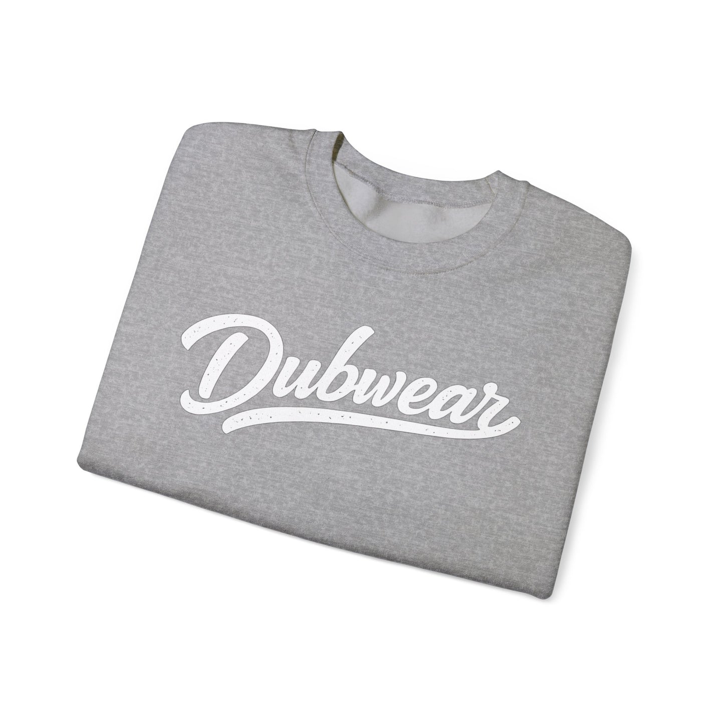 Dubwear Script Crewneck Sweatshirt — Vintage Retro Logo Pullover