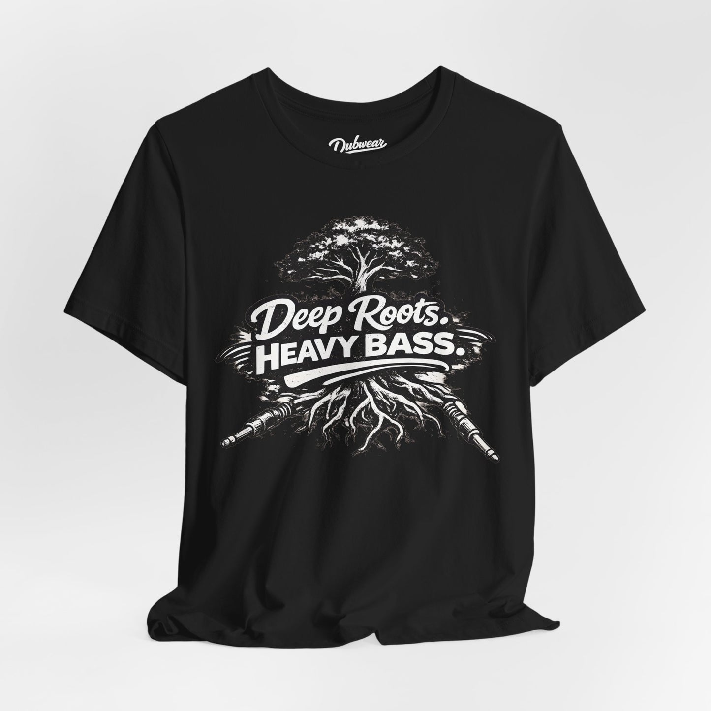 Deep Roots. Heavy Bass. — Short Sleeve Shirt