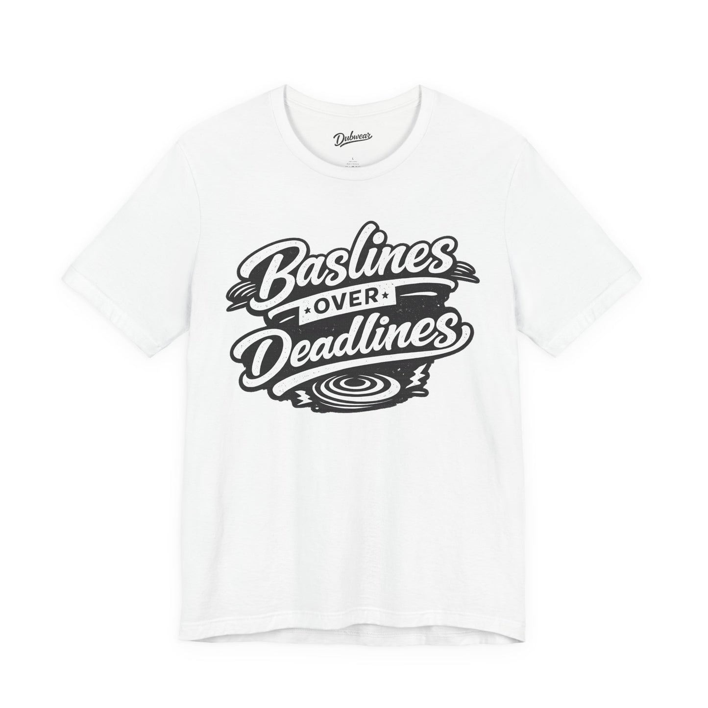 Basslines Over Deadlines — Short Sleeve Shirt