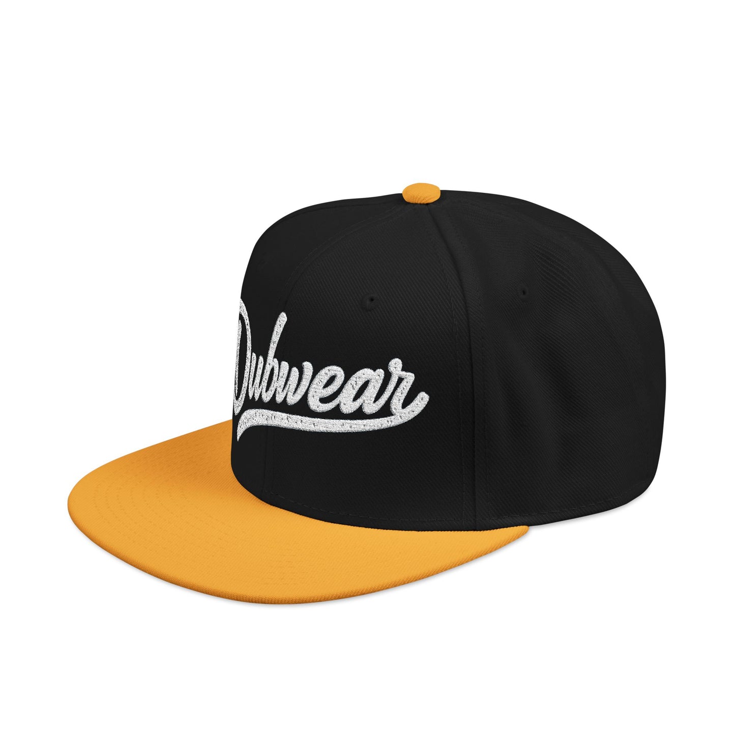Snapback Hat — Retro Script Embroidered "Outwear" Cap