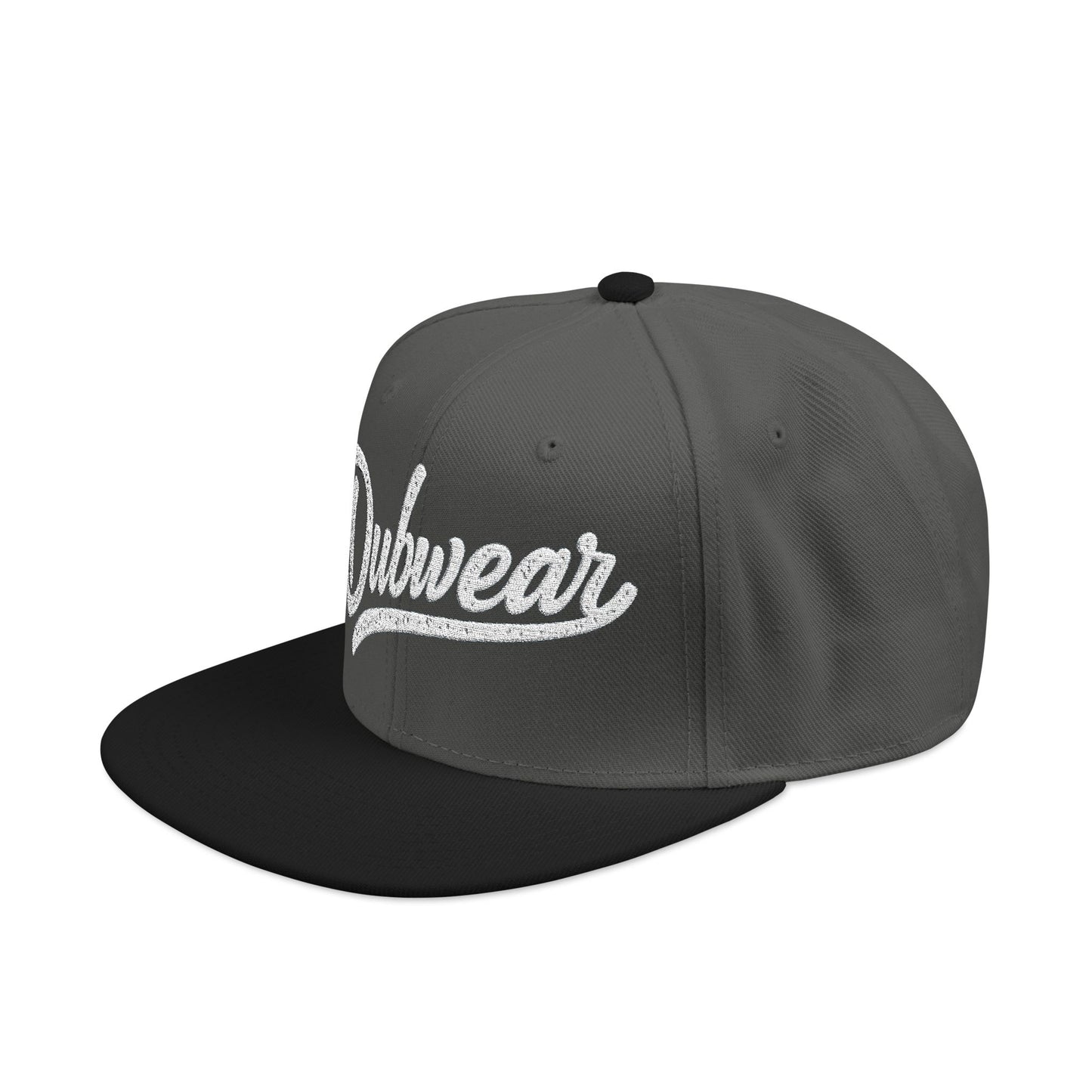 Snapback Hat — Retro Script Embroidered "Outwear" Cap